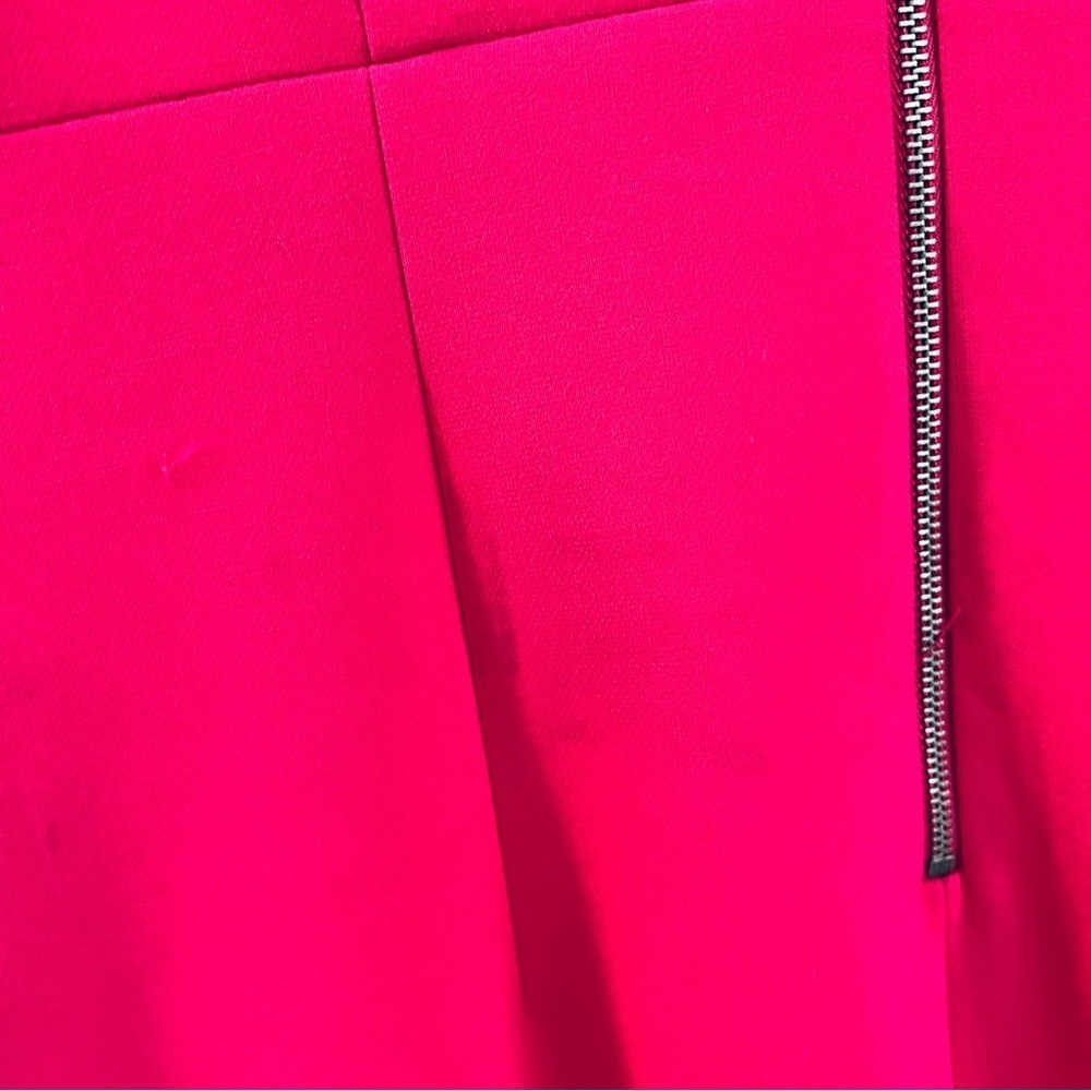 DIANE Von FURSTENBERG | GUC Pink Midi Dress Zip Back Sleeveless sz 2 **defects - Picture 6 of 12
